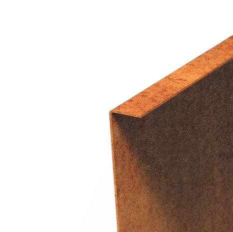 Kantopsluiting cortenstaal gezet 230 cm 3 mm (5 st ) Kantopsluiting cortenstaal gezet 230 cm 3 mm (5 st )