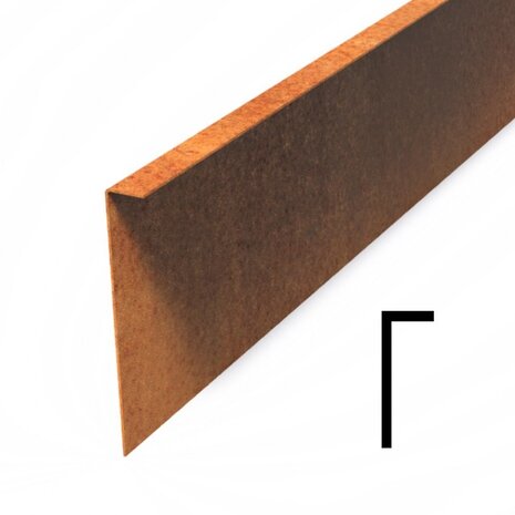 Kantopsluiting cortenstaal gezet 230 cm 2 mm (20 st ) Kantopsluiting cortenstaal gezet 230 cm 2 mm (20 st )