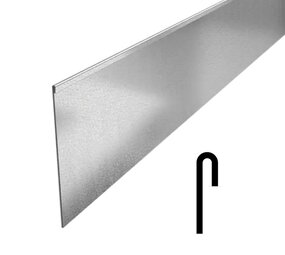 Kantopsluiting verzinkt geplet 230 cm 2 mm (10 st ) Kantopsluiting verzinkt geplet 230 cm 2 mm (10 st )