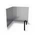 Hoek verzinkt geplet 30 x 30 cm, dikte 3 mm Hoek verzinkt geplet 30 x 30 cm, dikte 3 mm
