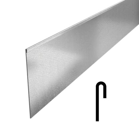 Kantopsluiting verzinkt geplet 230 cm 2 mm (5 st ) Kantopsluiting verzinkt geplet 230 cm 2 mm (5 st )