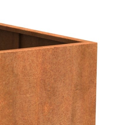 Andes cortenstaal 80x80x20 cm zonder bodem