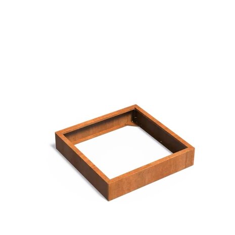 Carrez Connect cortenstaal 100 x 100 x h.  20 cm plantenbak