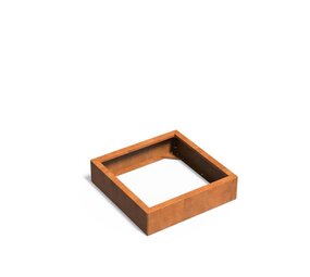 Carrez Connect cortenstaal 80 x 80 x h. 20 cm plantenbak