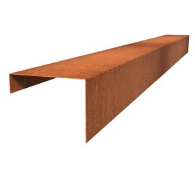 Overzetprofiel cortenstaal recht 20.4 x 15 x 230 cm, 2 mm (20 st ) Overzetprofiel cortenstaal recht 20.4 x 15 x 230 cm, 2 mm (20 st )