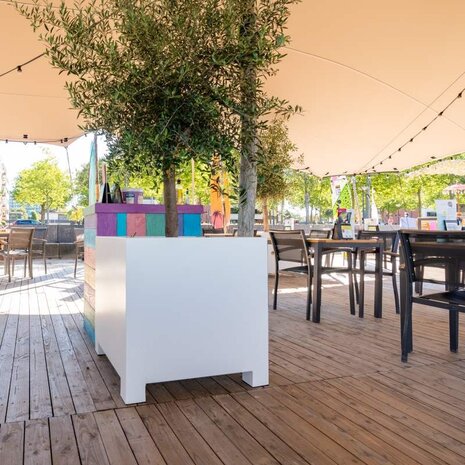 FLORIDA met poten 120x40x80 cm plantenbak FLORIDA met poten 120x40x80 cm plantenbak