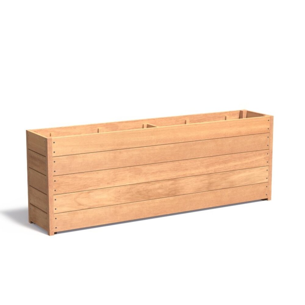Sevilla 200x40x72 cm houten bloembak Sevilla 200x40x72 cm houten bloembak