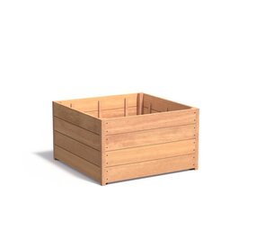 Sevilla 100x100x58 cm houten bloembak Sevilla 100x100x58 cm houten bloembak
