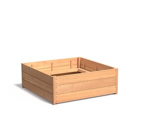 Sevilla 120x120x44 cm houten bloembak Sevilla 120x120x44 cm houten bloembak