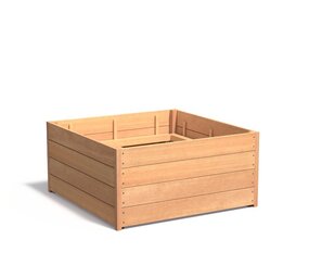 Sevilla 120x120x58 cm houten bloembak Sevilla 120x120x58 cm houten bloembak