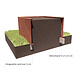 Andes cortenstaal 80x80x40 cm zonder bodem Andes cortenstaal 80x80x40 cm zonder bodem