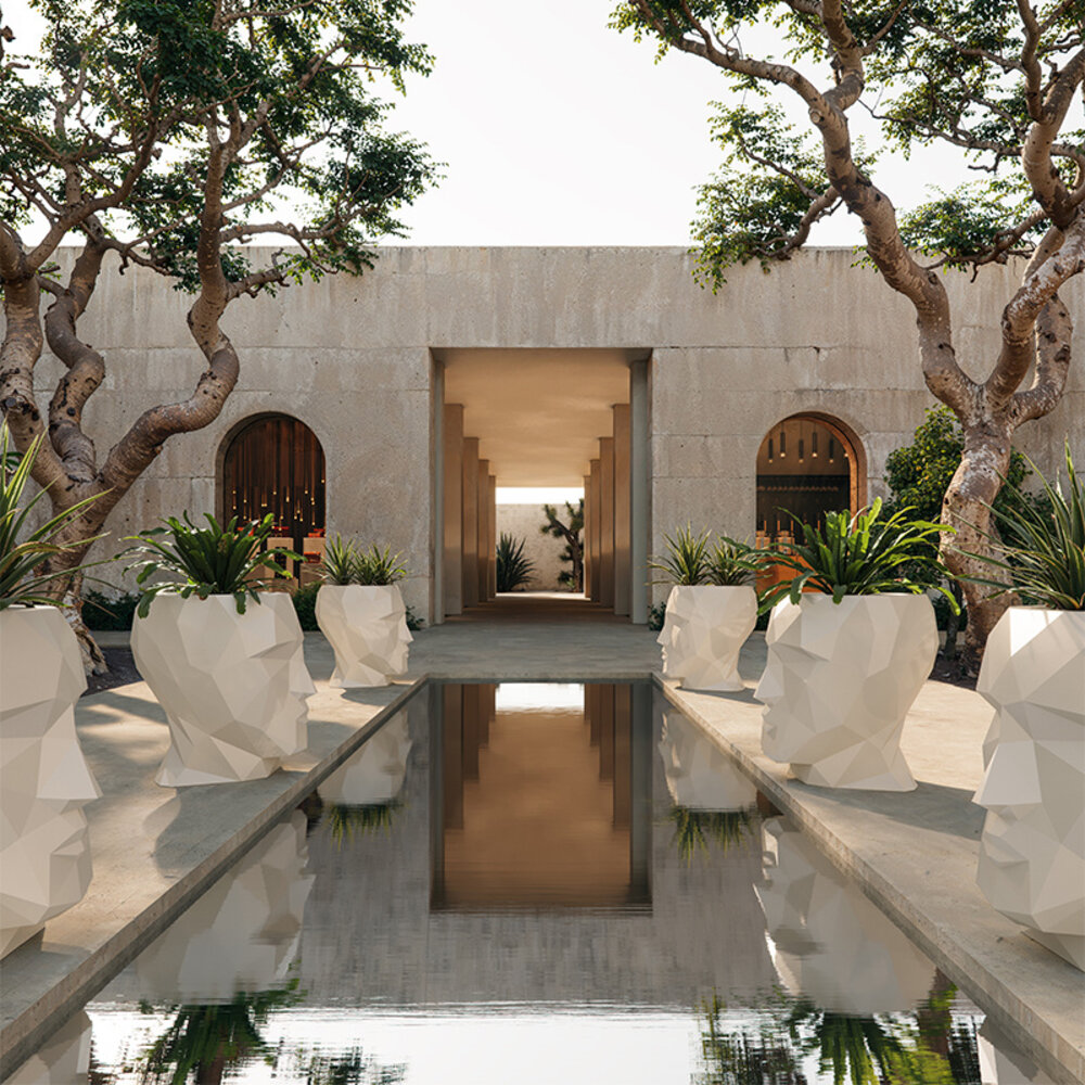 Vondom ADAN 70 x 96 x 100 cm bloempot Vondom ADAN 70 x 96 x 100 cm bloempot