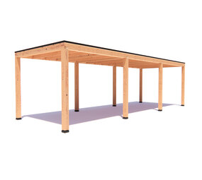Overkapping Mick  Basis douglas 900 x 300 cm vrijstaand Overkapping Mick  Basis douglas 900 x 300 cm vrijstaand