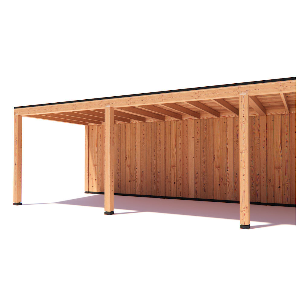 Overkapping Mick  Basis douglas 900 x 300 cm vrijstaand Overkapping Mick  Basis douglas 900 x 300 cm vrijstaand