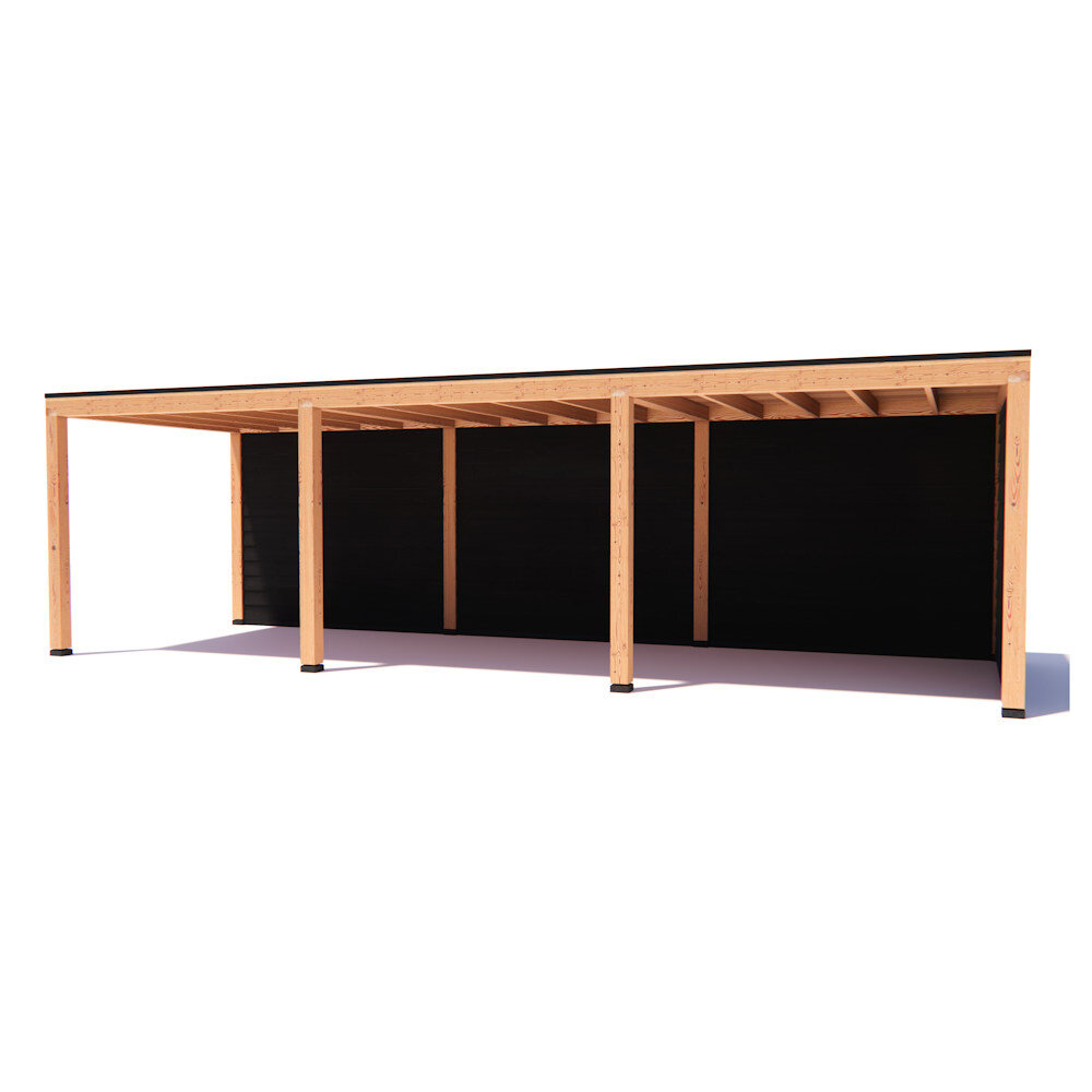 Overkapping Mick  Basis douglas 900 x 300 cm vrijstaand Overkapping Mick  Basis douglas 900 x 300 cm vrijstaand