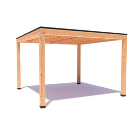 Overkapping Kris  Basis douglas 350 x 350 cm vrijstaand Overkapping Kris  Basis douglas 350 x 350 cm vrijstaand