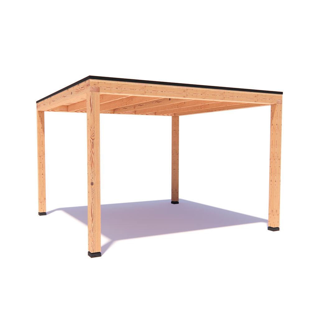Overkapping Kris Basis douglas 350 x 350 cm vrijstaand afbeelding