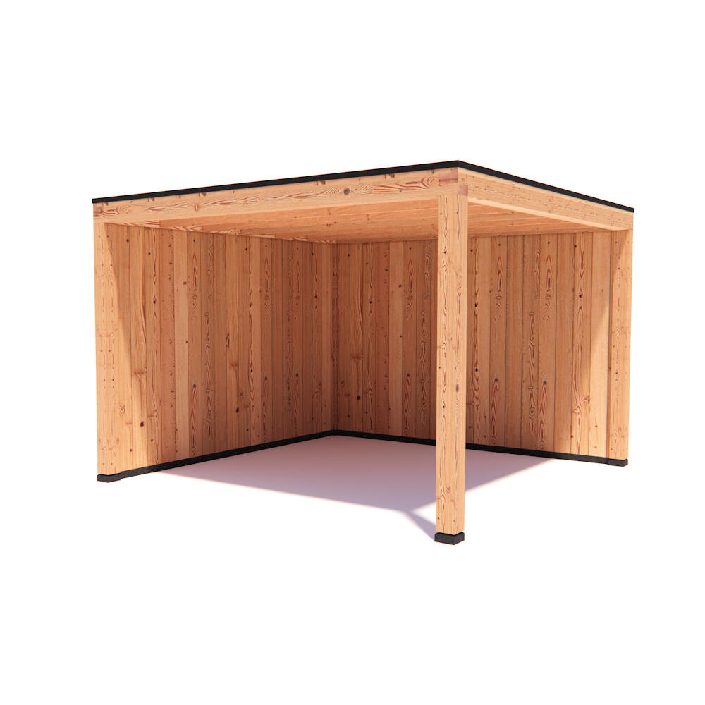 Overkapping Kris  Basis douglas 350 x 350 cm vrijstaand Overkapping Kris  Basis douglas 350 x 350 cm vrijstaand