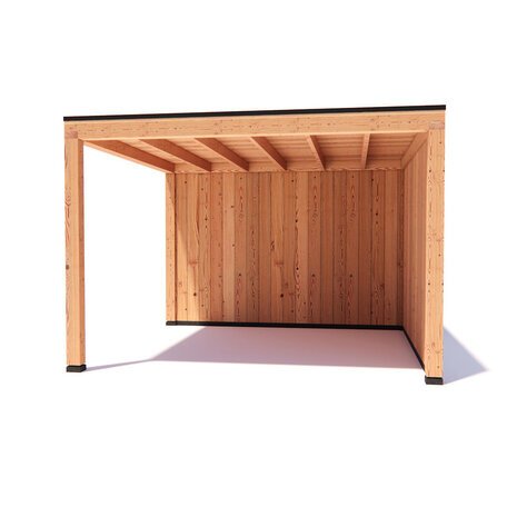 Overkapping Kris  Basis douglas 350 x 350 cm vrijstaand Overkapping Kris  Basis douglas 350 x 350 cm vrijstaand