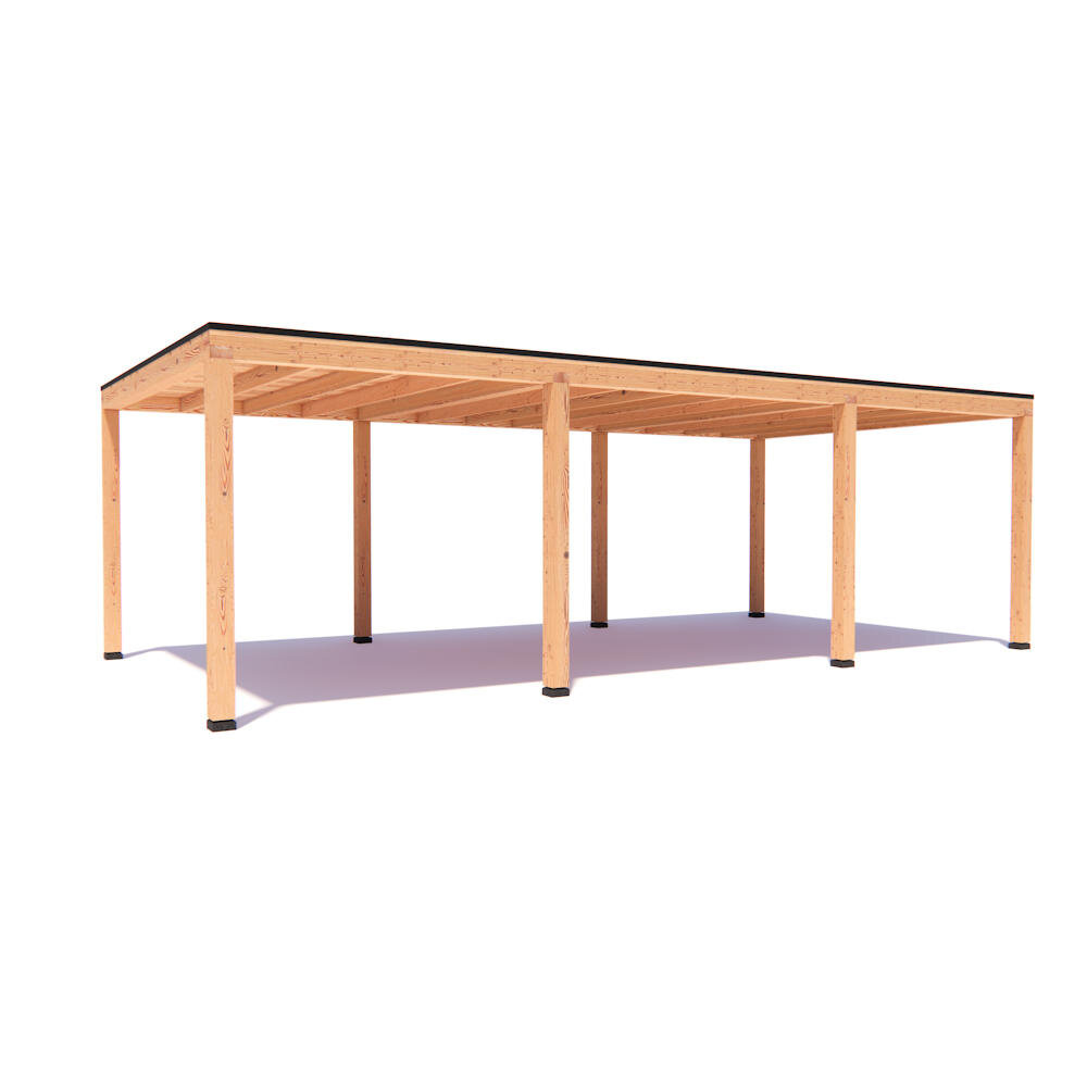 Overkapping Indy  Basis douglas 800 x 400 cm vrijstaand