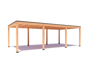 Overkapping Indy  Basis douglas 800 x 400 cm vrijstaand