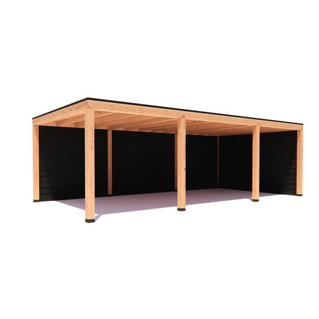 Overkapping Indy  Basis douglas 800 x 400 cm vrijstaand