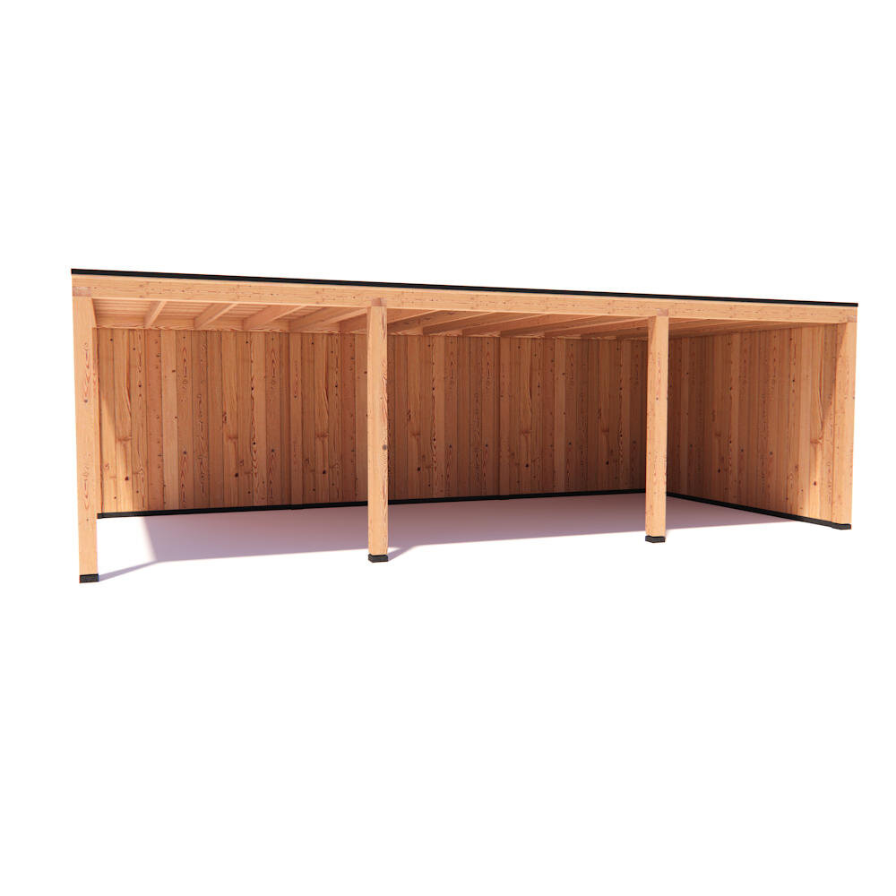 Overkapping Indy  Basis douglas 800 x 400 cm vrijstaand