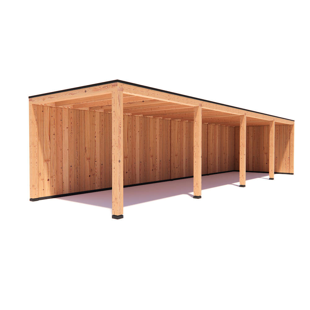 Overkapping Leo  Basis douglas 1200 x 300 cm vrijstaand Overkapping Leo  Basis douglas 1200 x 300 cm vrijstaand