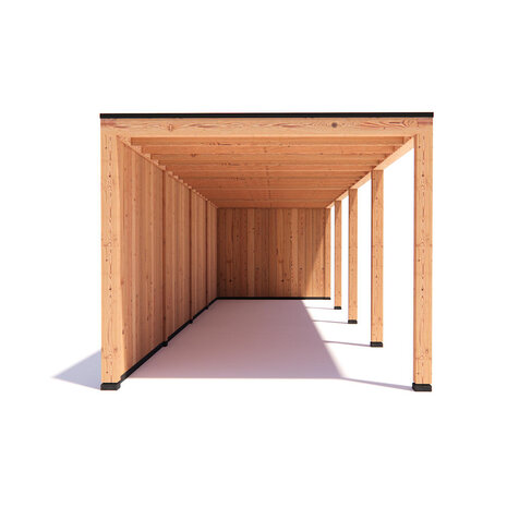 Overkapping Leo  Basis douglas 1200 x 300 cm vrijstaand Overkapping Leo  Basis douglas 1200 x 300 cm vrijstaand