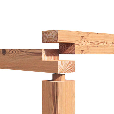 Overkapping Kris  Basis douglas 350 x 350 cm vrijstaand Overkapping Kris  Basis douglas 350 x 350 cm vrijstaand