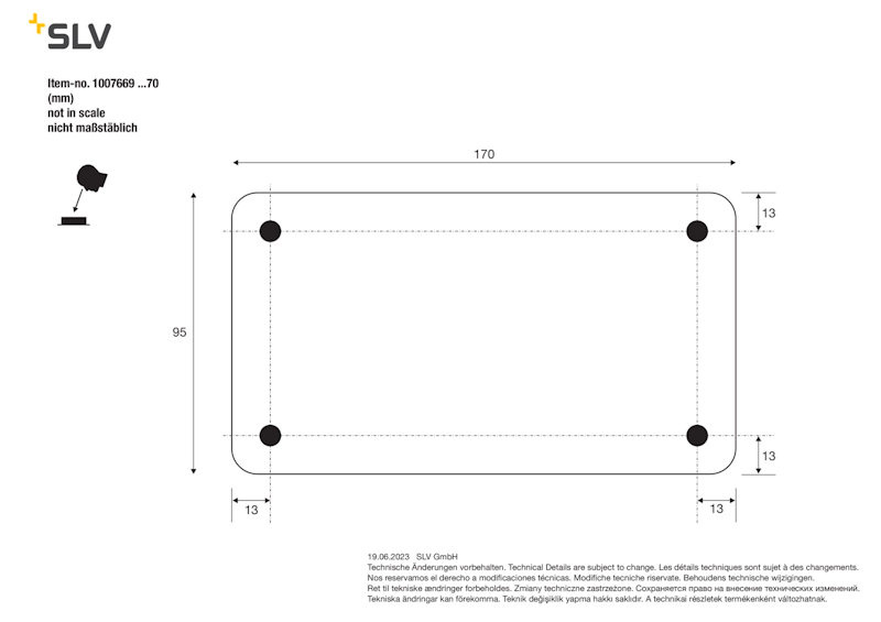 SLV LID I 75 double tuinlamp