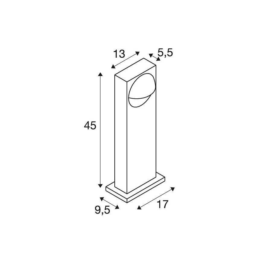 SLV LID I 45 single tuinlamp