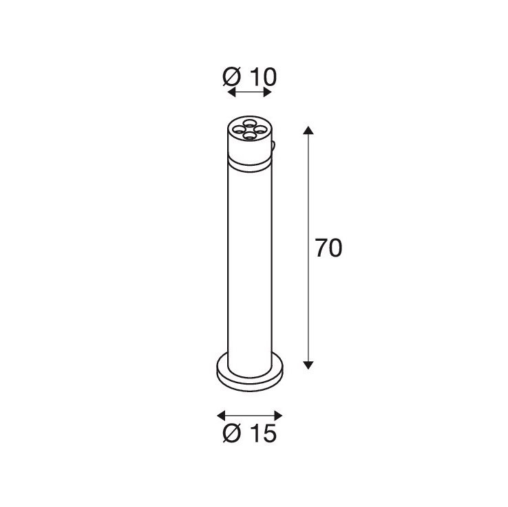 SLV R-Cube 75 richtbare tuinlamp