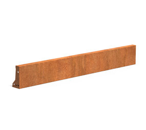 Keerwand cortenstaal 150 x 20 cm recht Keerwand cortenstaal 150 x 20 cm recht