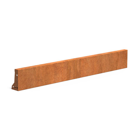 Keerwand cortenstaal 150 x 20 cm recht Keerwand cortenstaal 150 x 20 cm recht