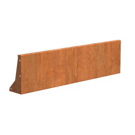 Keerwand cortenstaal 150 x 40 cm recht Keerwand cortenstaal 150 x 40 cm recht