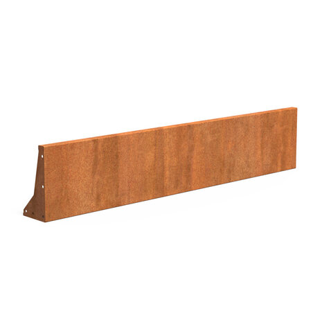 Keerwand cortenstaal 200 x 40 cm recht Keerwand cortenstaal 200 x 40 cm recht