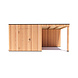 tuinhuis Kubix Douglas 300 x 300 cm + 250 cm overkapping tuinhuis Kubix Douglas 300 x 300 cm + 250 cm overkapping