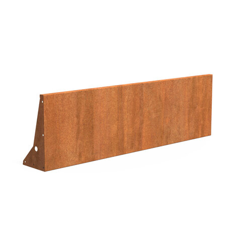 Keerwand cortenstaal 200 x 50 cm recht Keerwand cortenstaal 200 x 50 cm recht