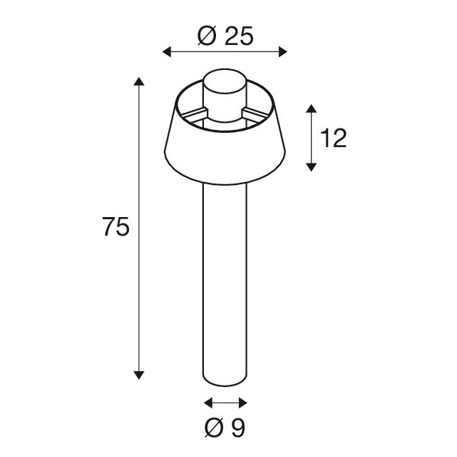 SLV Photoni 75 ROEST tuinlamp