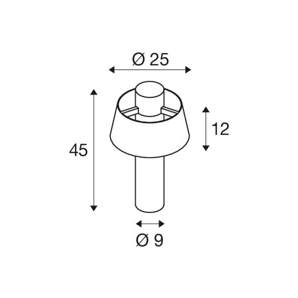 SLV Photoni 45 ZWART tuinlamp