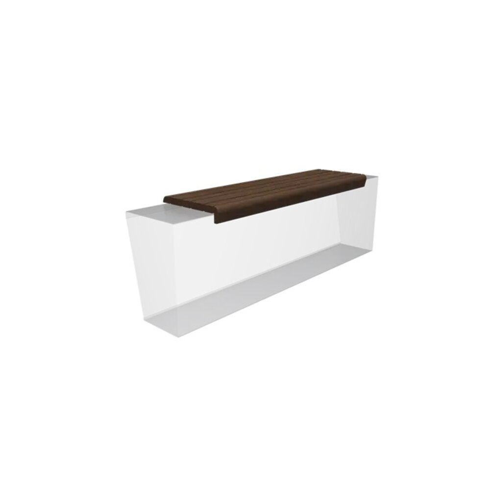 Zitting afgerond 149 x 46 x 9 cm bamboe Zitting afgerond 149 x 46 x 9 cm bamboe