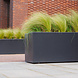 Buxus polyester 200x50x60 cm met wielen plantenbak Buxus polyester 200x50x60 cm met wielen plantenbak