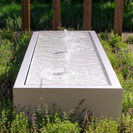 Watertafel 200 x 60 x h 40 cm aluminium Watertafel 200 x 60 x h 40 cm aluminium