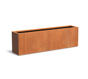 Andes cortenstaal 200x40x60 cm plantenbak Andes cortenstaal 200x40x60 cm plantenbak