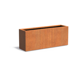 Andes cortenstaal 150x40x60 cm plantenbak Andes cortenstaal 150x40x60 cm plantenbak