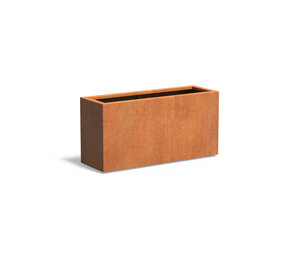 Andes cortenstaal 120x40x60 cm plantenbak Andes cortenstaal 120x40x60 cm plantenbak