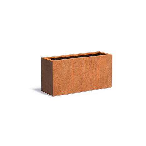 Andes cortenstaal 120x40x60 cm plantenbak Andes cortenstaal 120x40x60 cm plantenbak