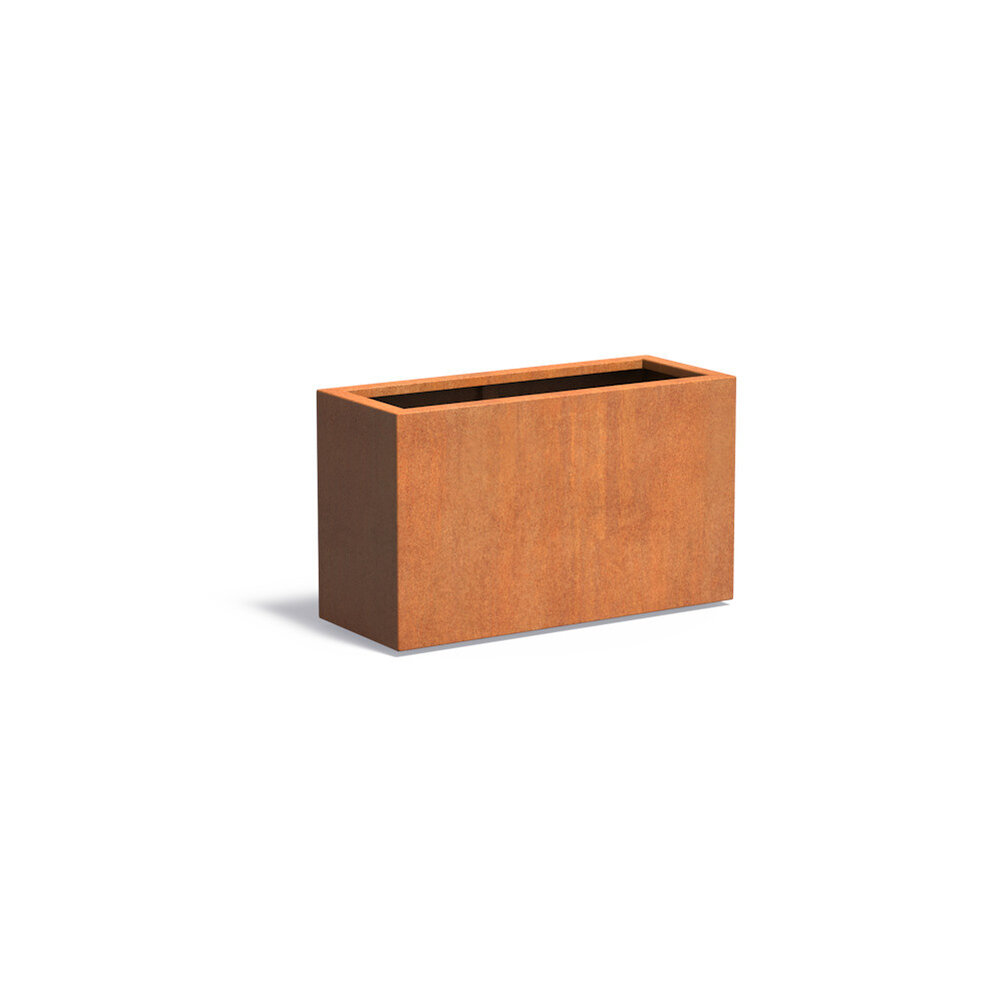 Andes cortenstaal 100x40x60 cm plantenbak Andes cortenstaal 100x40x60 cm plantenbak