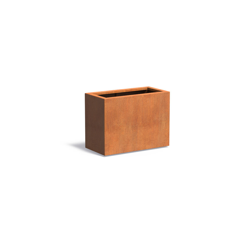 Andes cortenstaal 80x40x60 cm plantenbak Andes cortenstaal 80x40x60 cm plantenbak